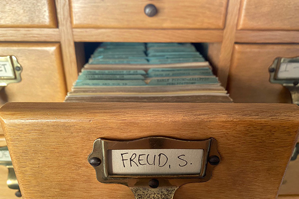 Archive drawer sigmund freud information