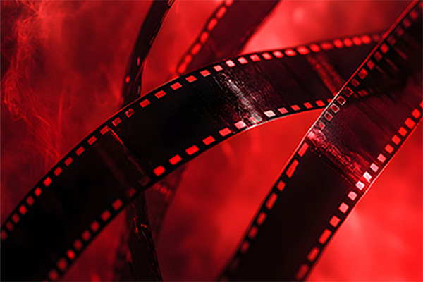 Film Festival red film reel