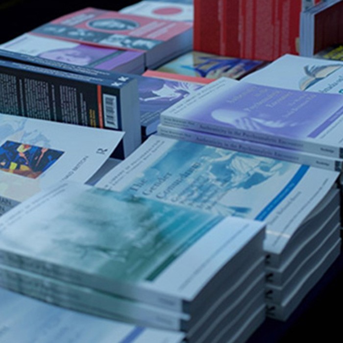 Book stall containing a number of IOPA publications