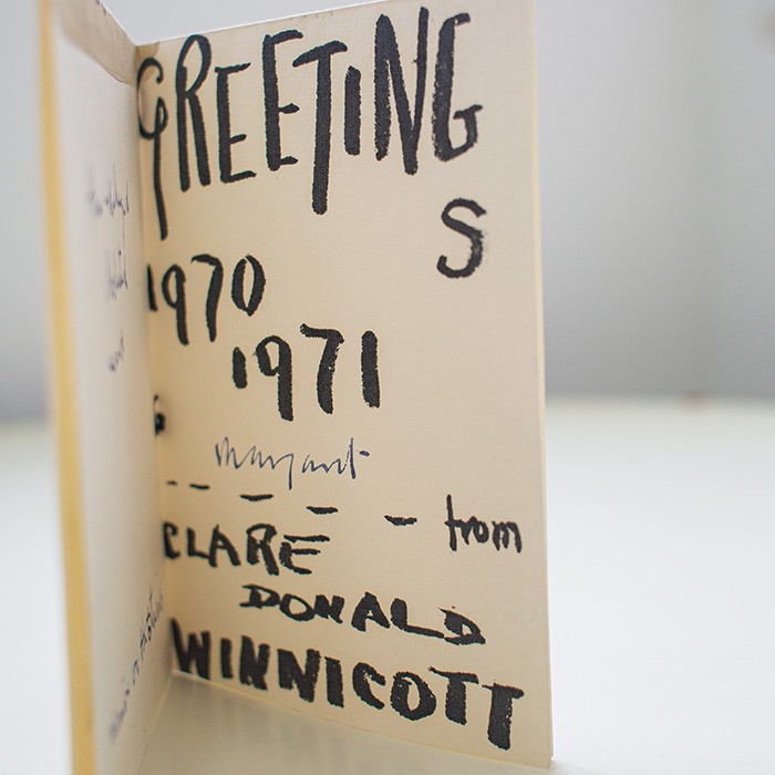 Greetings card from Donald Winnicott