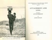 john bowlby publishes the first in what will be a trilogy about attachment theory 'attachment'