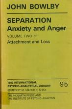 second book in bowlby's series of works on attachment