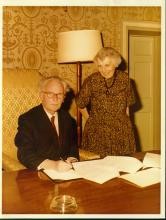 william h gillespie becomes fourth president of the society
